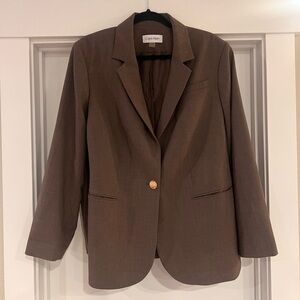 Calvin Klein One-Button Jacket Blazer